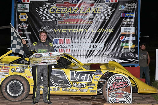 Sammy Mars Rebounds for Cedar Lake Speedway Victory!!